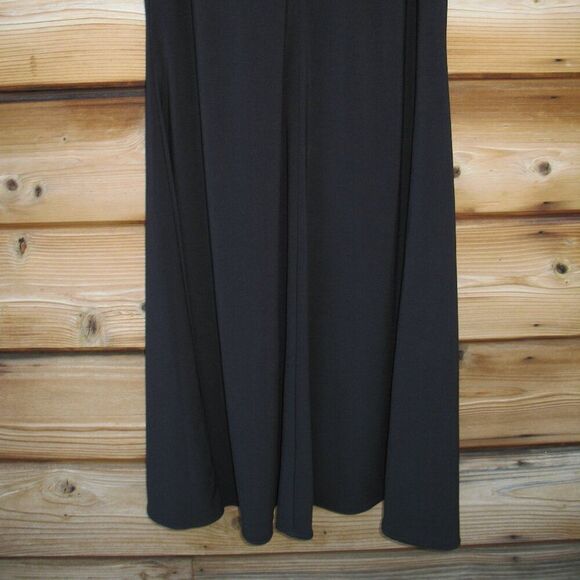 MAC DUGGAL 2260 Black High Neck Sleeveless Beaded Jersey Fitted Gown - Picture 11 of 12